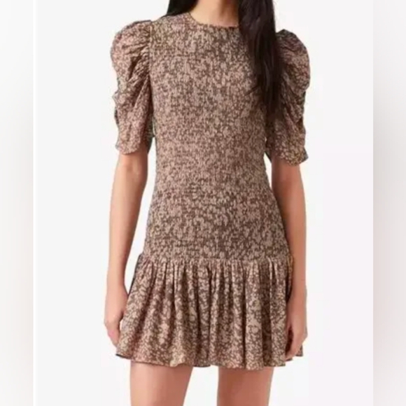 French Connection Dresses & Skirts - NWOT French Connection Erika Smocked Dropped Waist Mini Dress